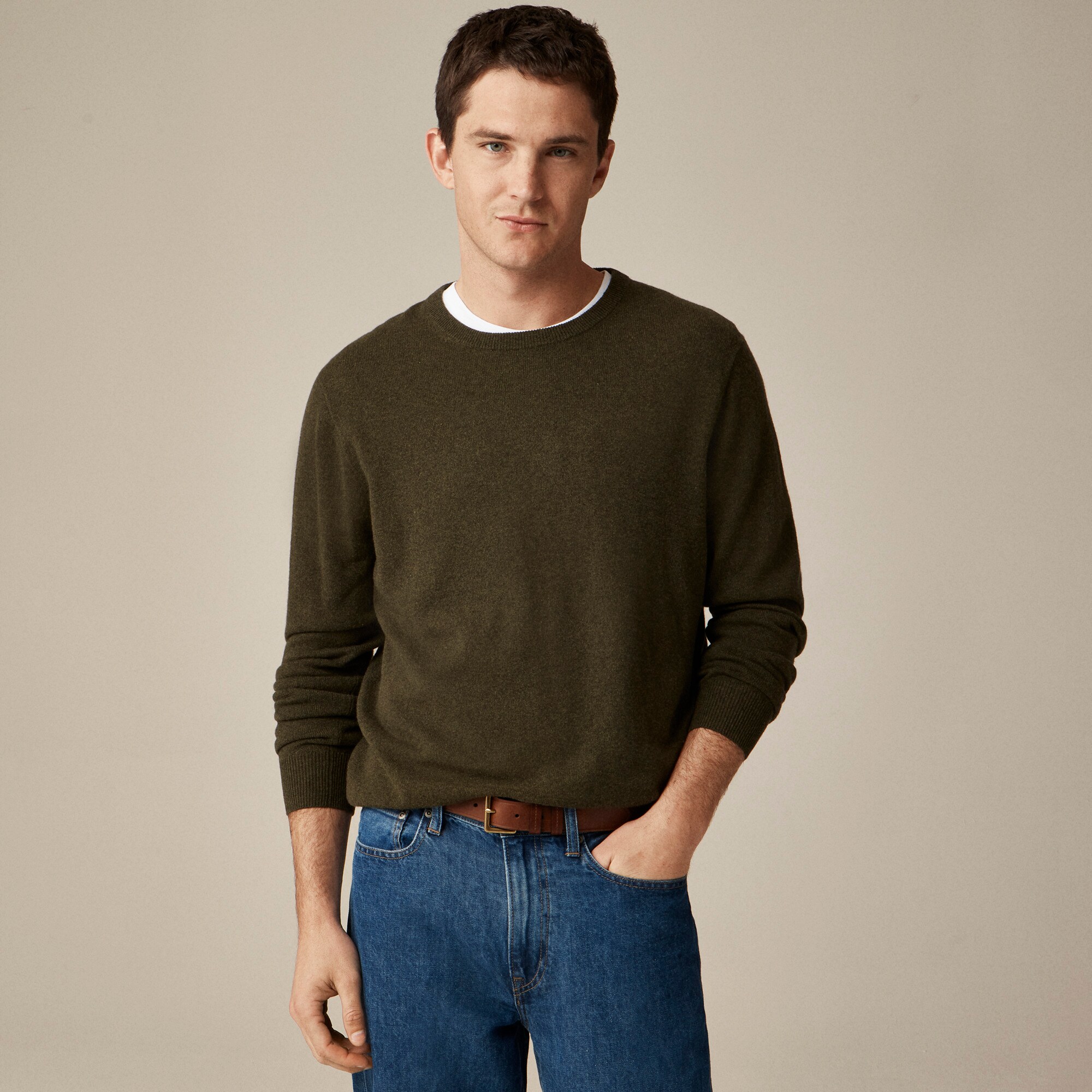 mens Cashmere crewneck sweater