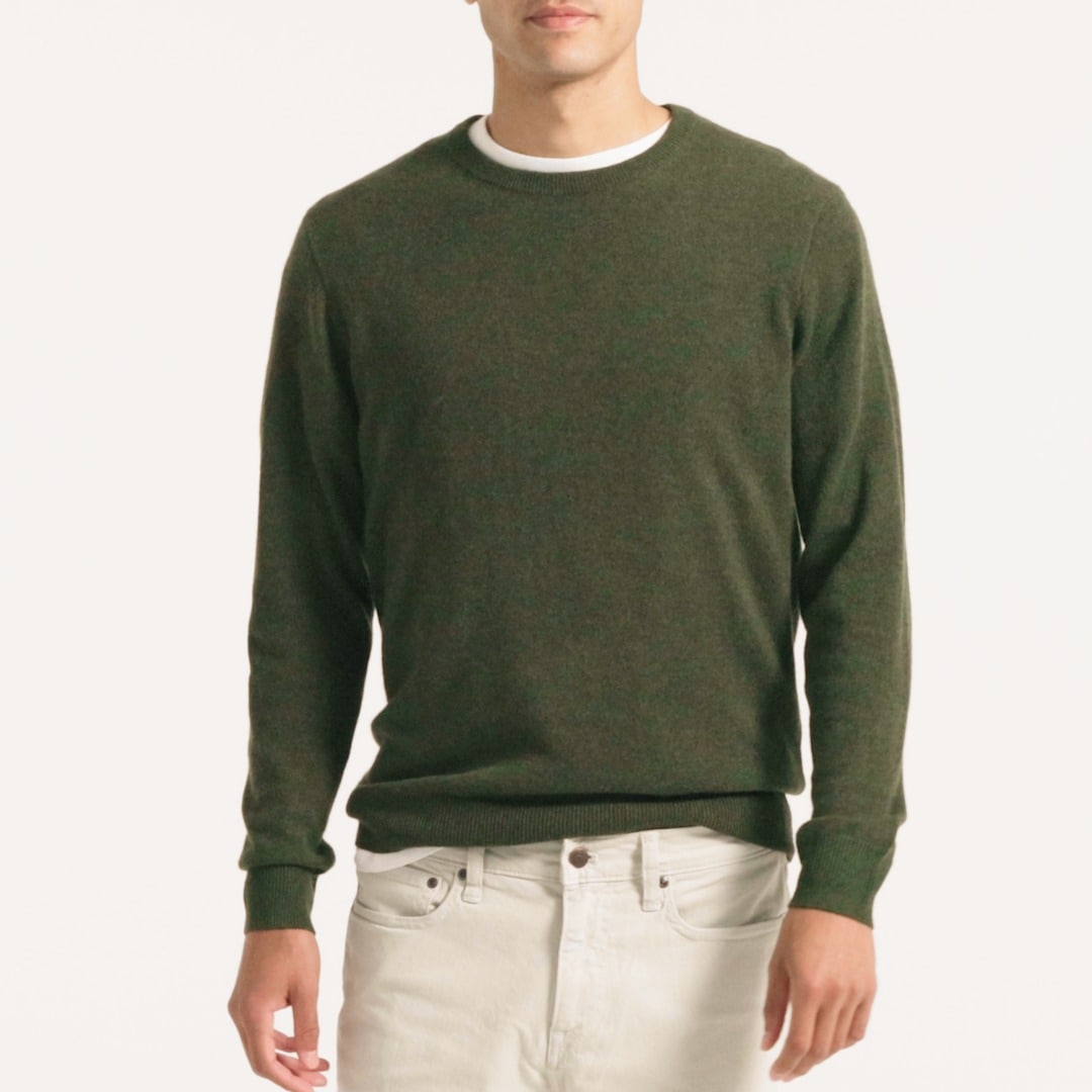 Cashmere crewneck sweater