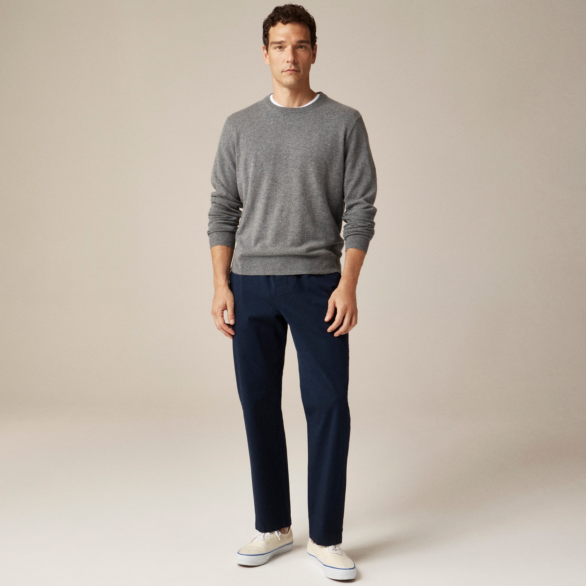Cashmere crewneck sweater