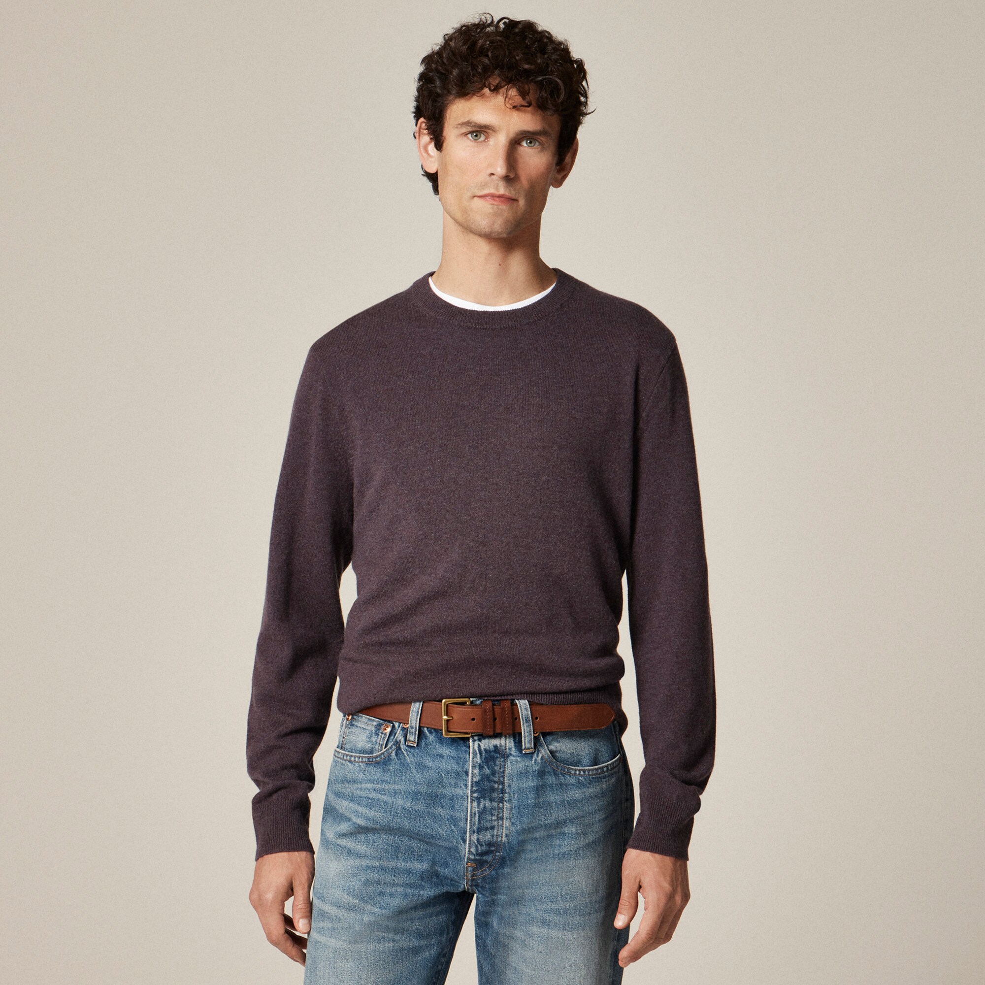 Cashmere crewneck sweater