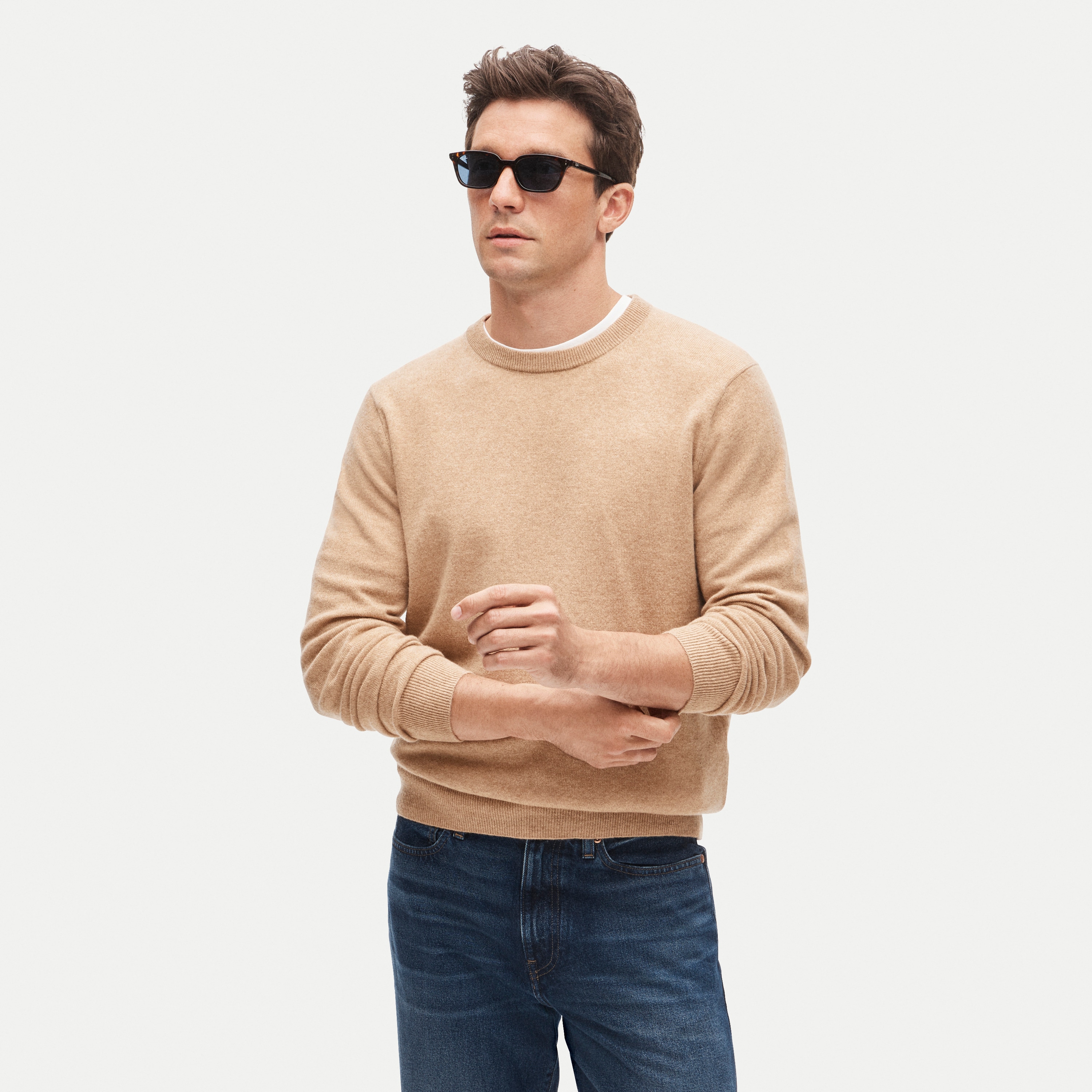Cashmere crewneck sweater