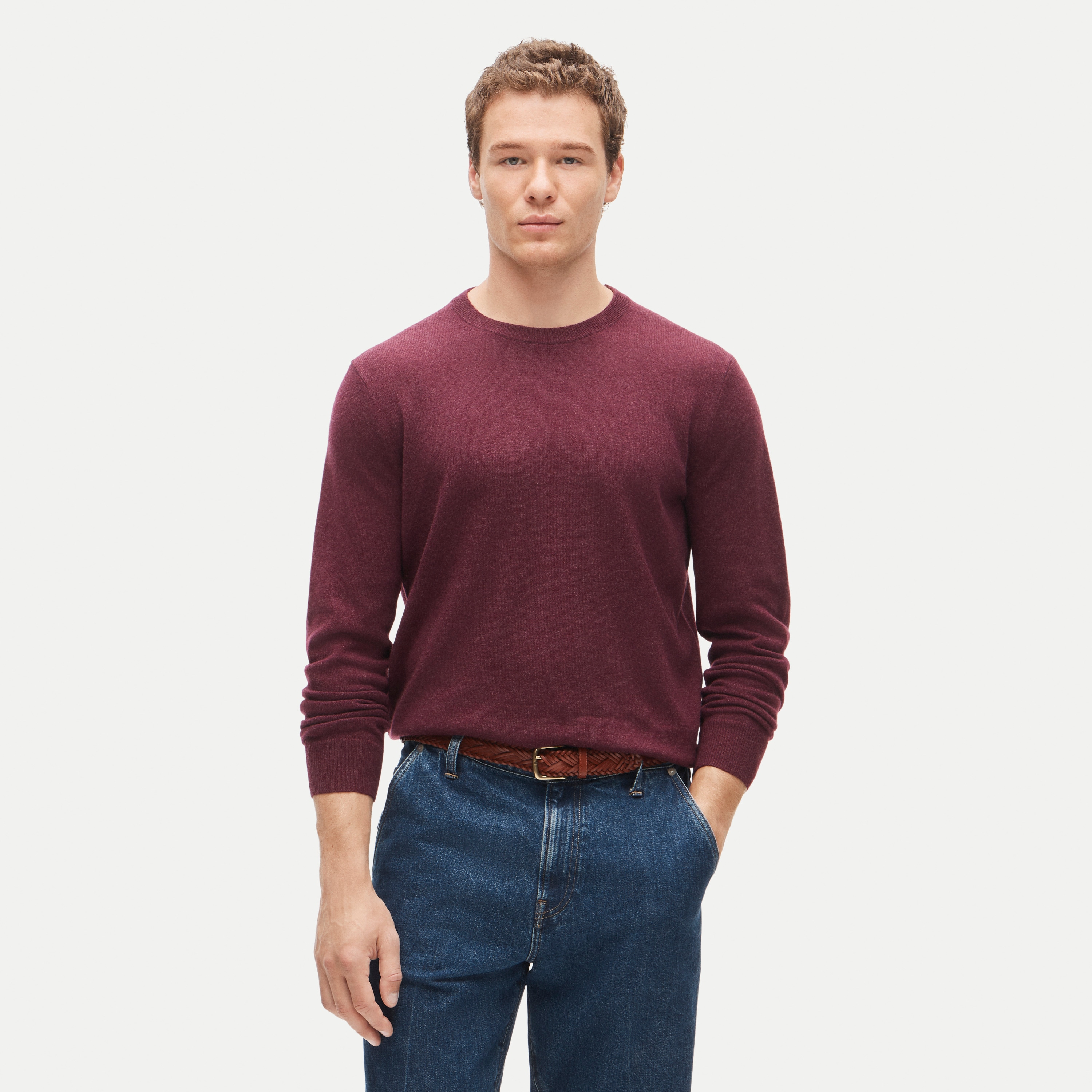 Cashmere crewneck sweater