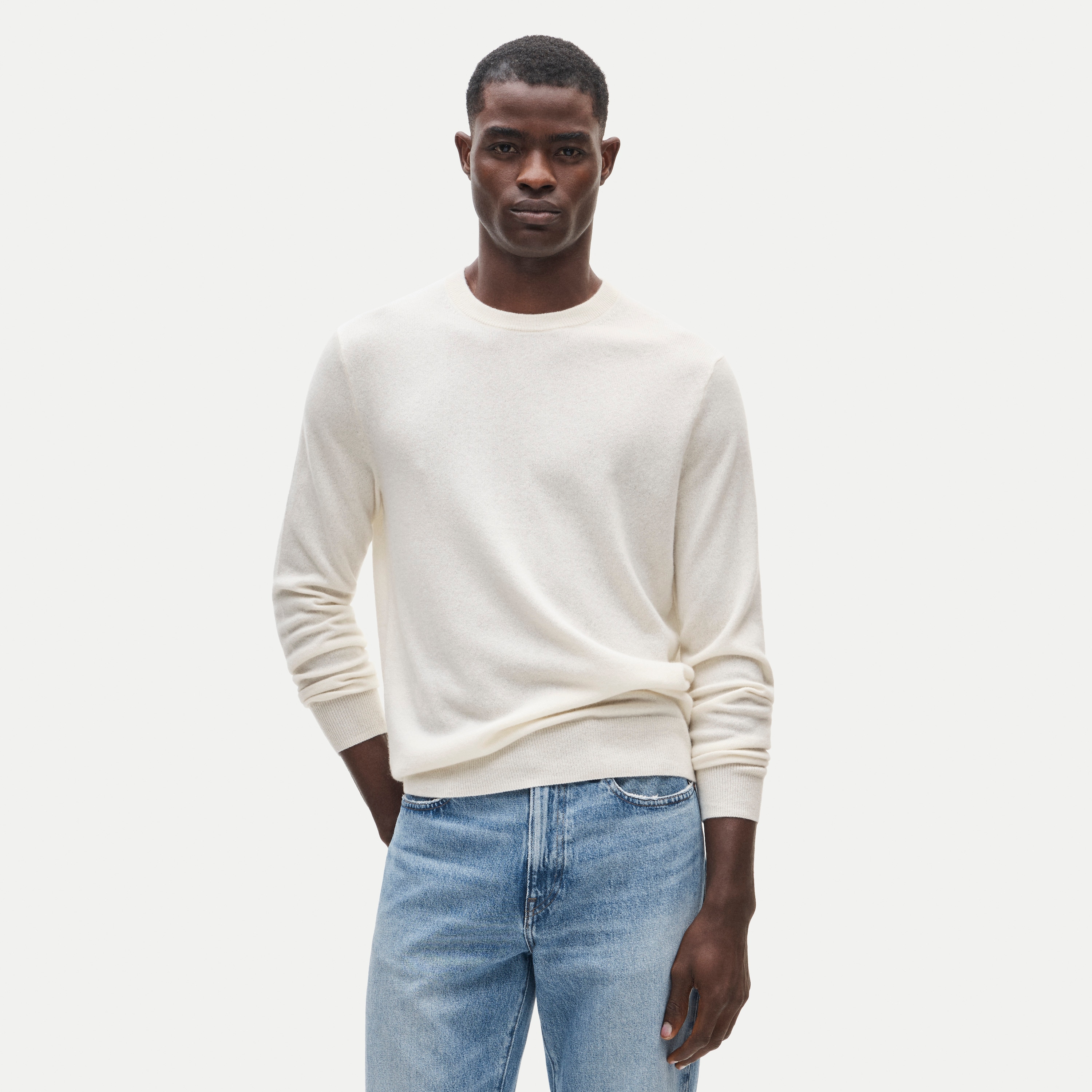 Cashmere crewneck sweater