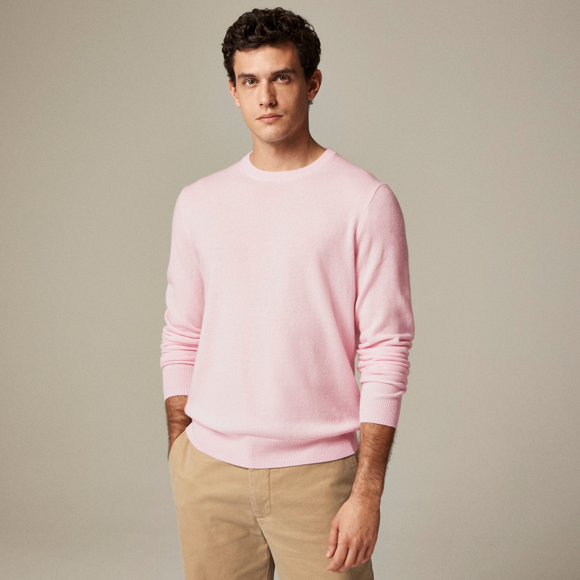mens Cashmere crewneck sweater
