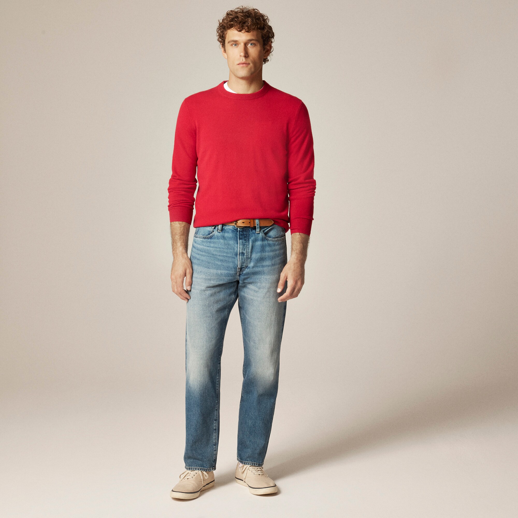 Cashmere crewneck sweater