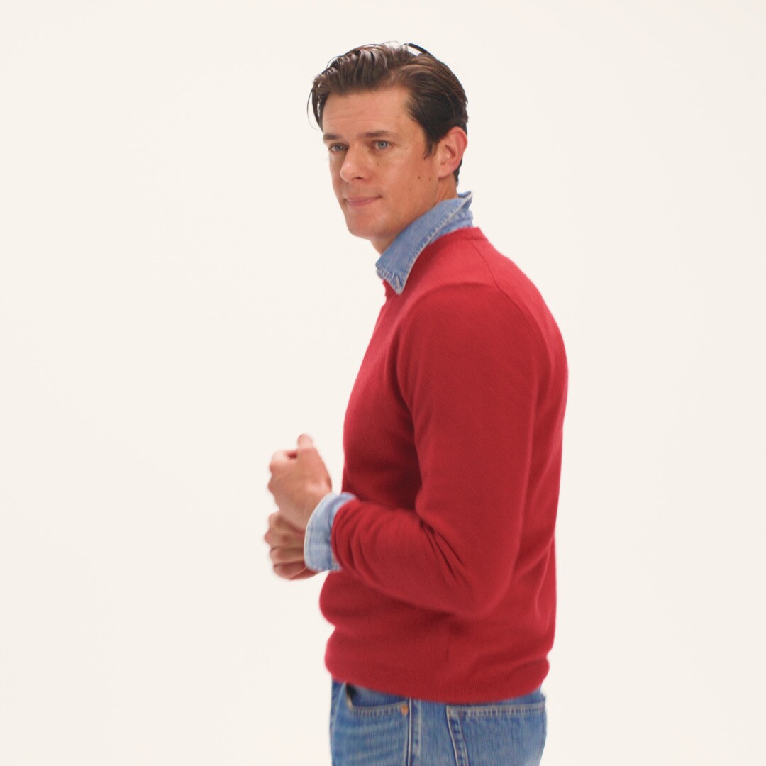 Cashmere crewneck sweater