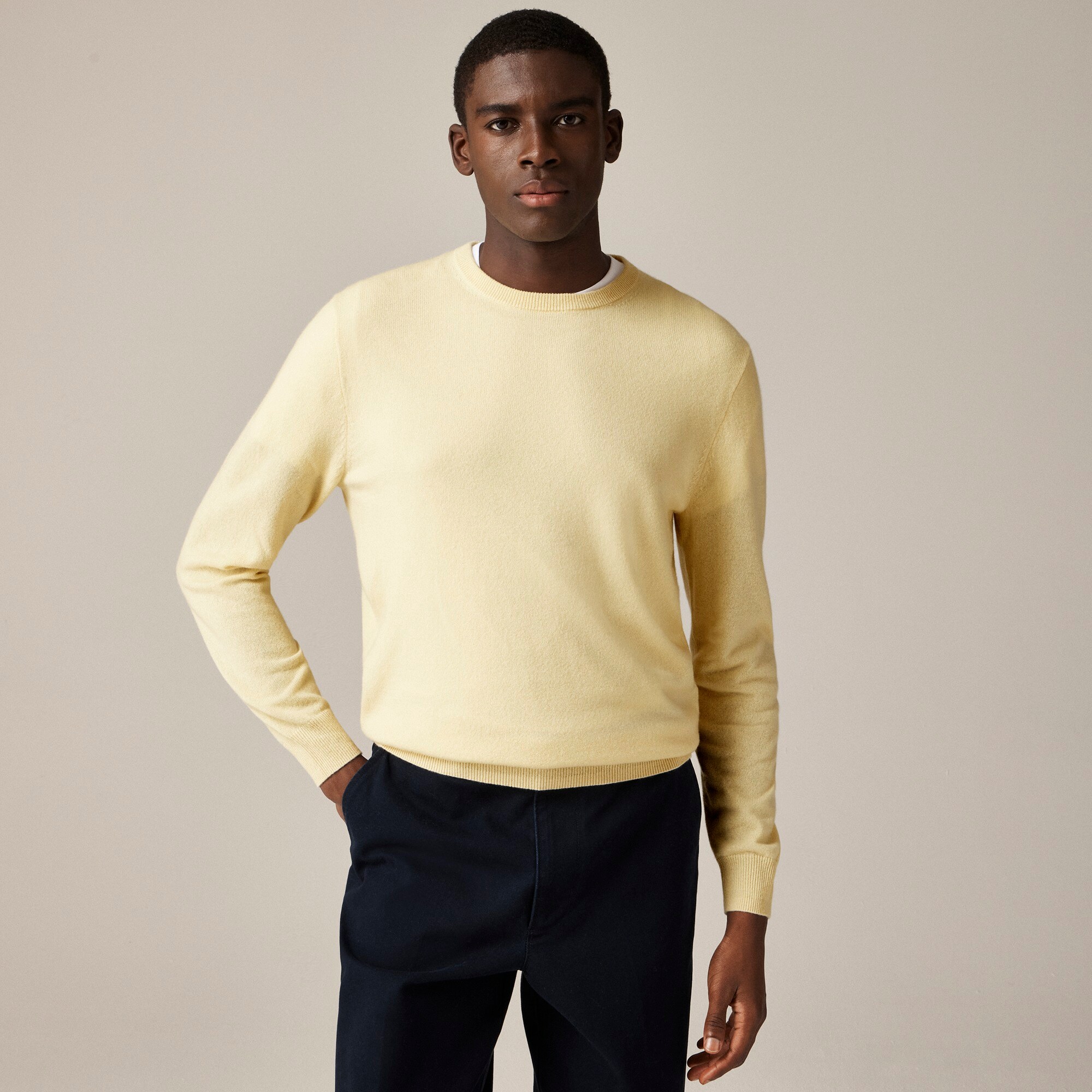 mens Cashmere crewneck sweater