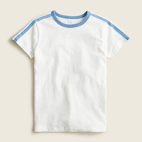  Boys' shoulder-stripe T-shirt