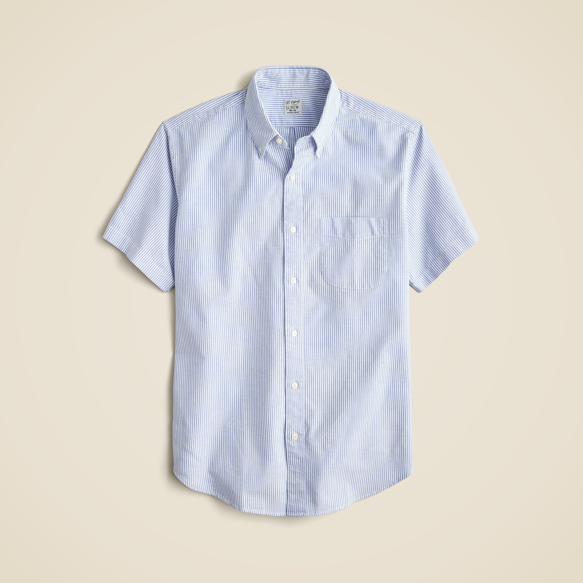 mens Short-sleeve Broken-in organic cotton oxford shirt