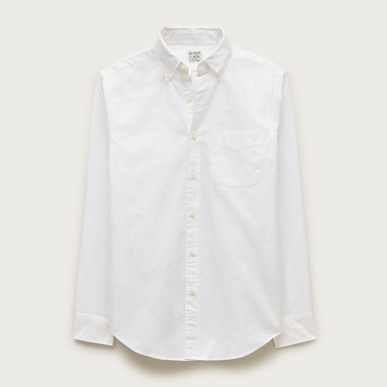 Linen-cotton Blend Twill Shirt For Men | J.Crew