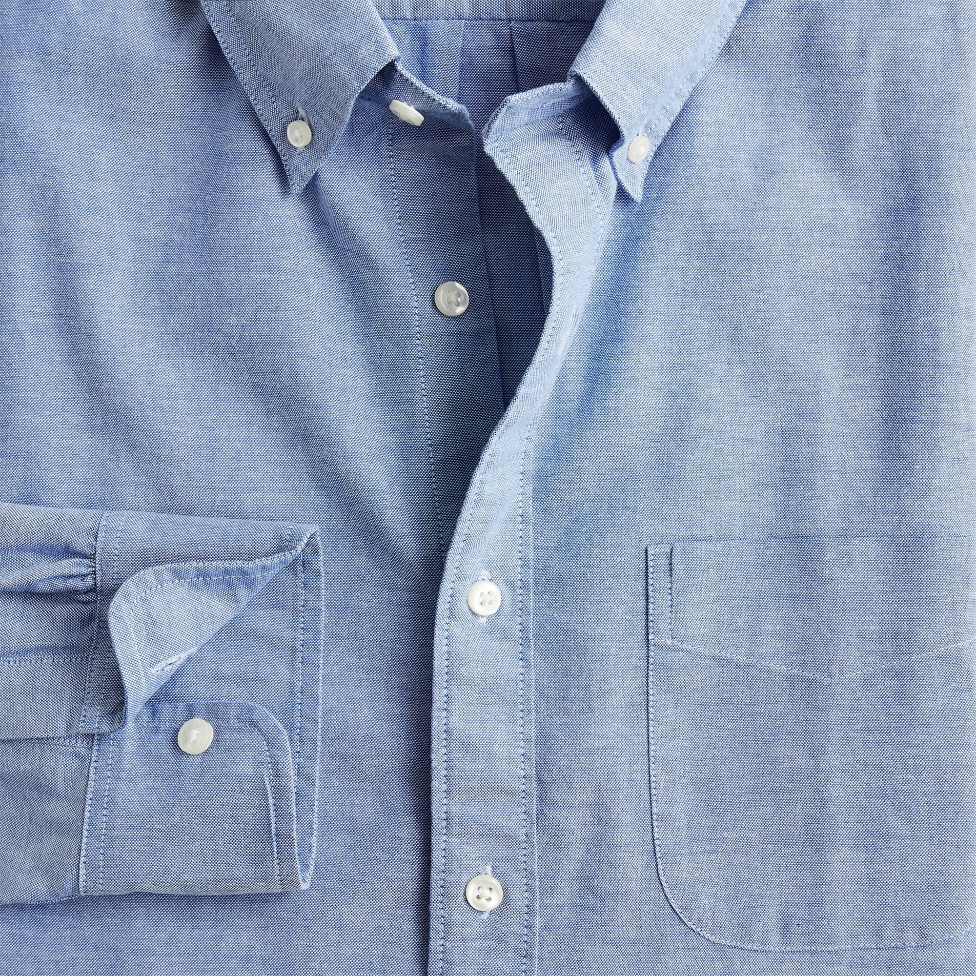Broken-in organic cotton oxford shirt