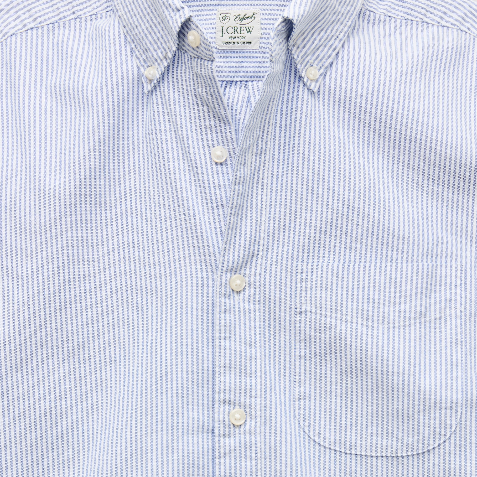 Broken-in Organic Cotton Oxford Shirt For Men | J.Crew