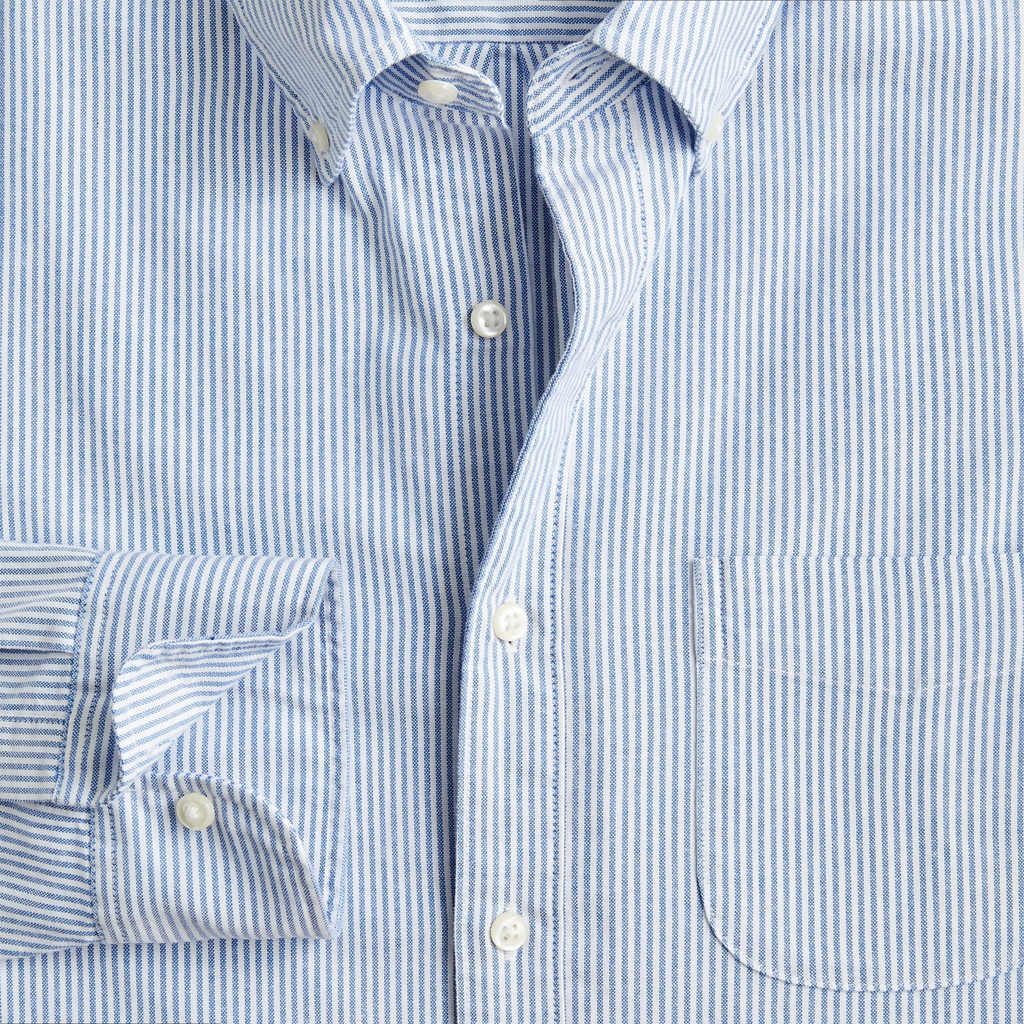 Slim Untucked Broken-in organic cotton oxford shirt