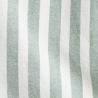 Slim Broken-in organic cotton oxford shirt Green