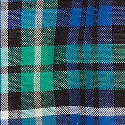 BOBBY PLAID WHITE GREEN