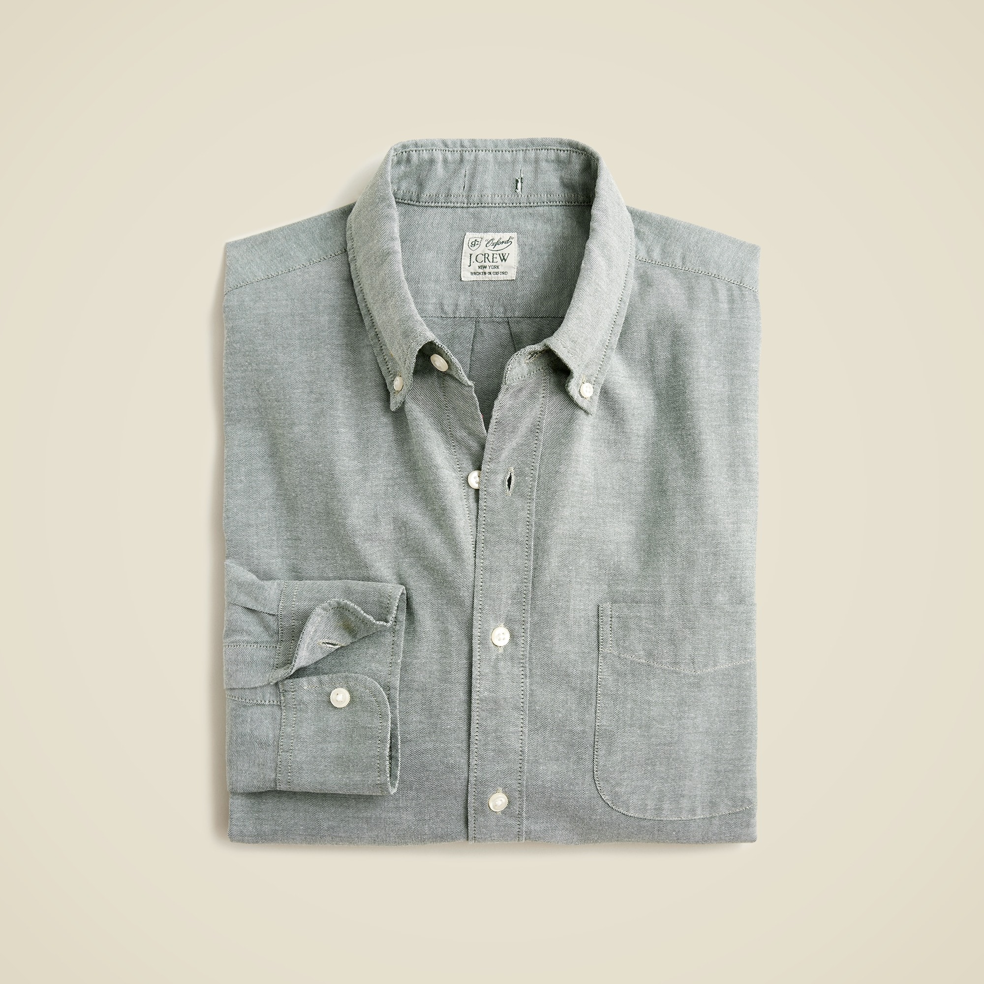 mens Relaxed Broken-in organic cotton oxford shirt