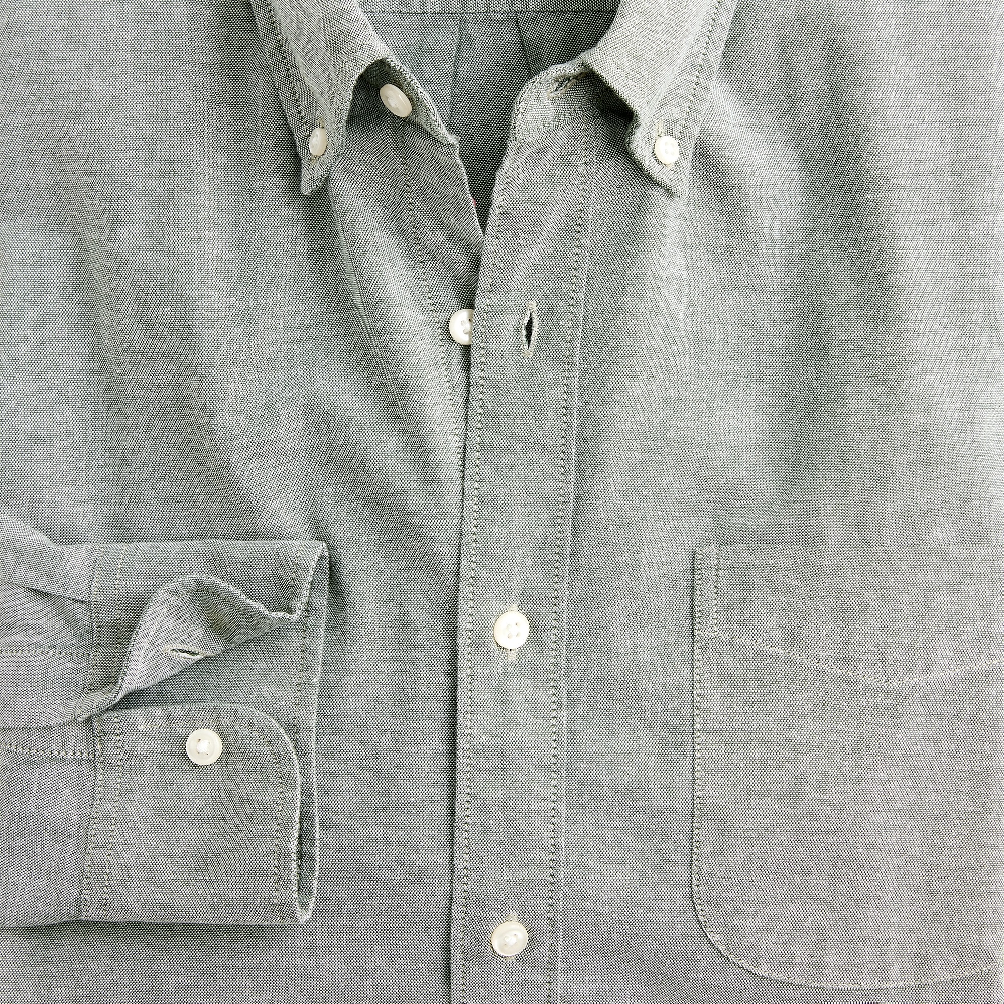 Slim Broken-in organic cotton oxford shirt