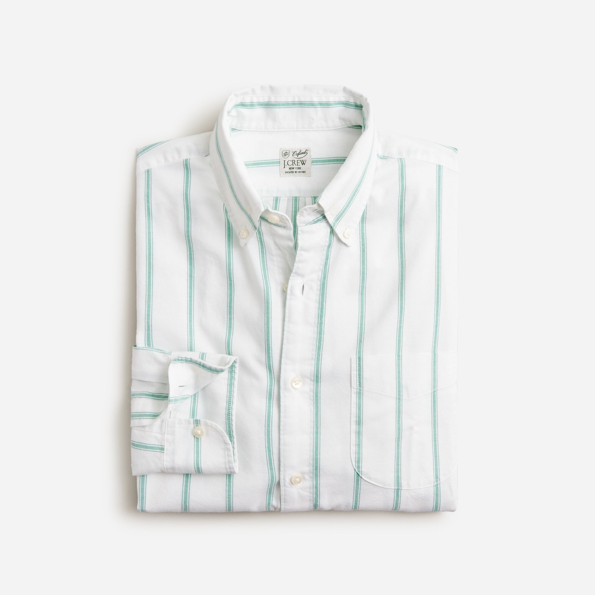  Broken-in organic cotton oxford shirt