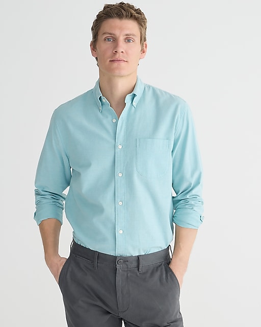 mens Relaxed Broken-in organic cotton oxford shirt