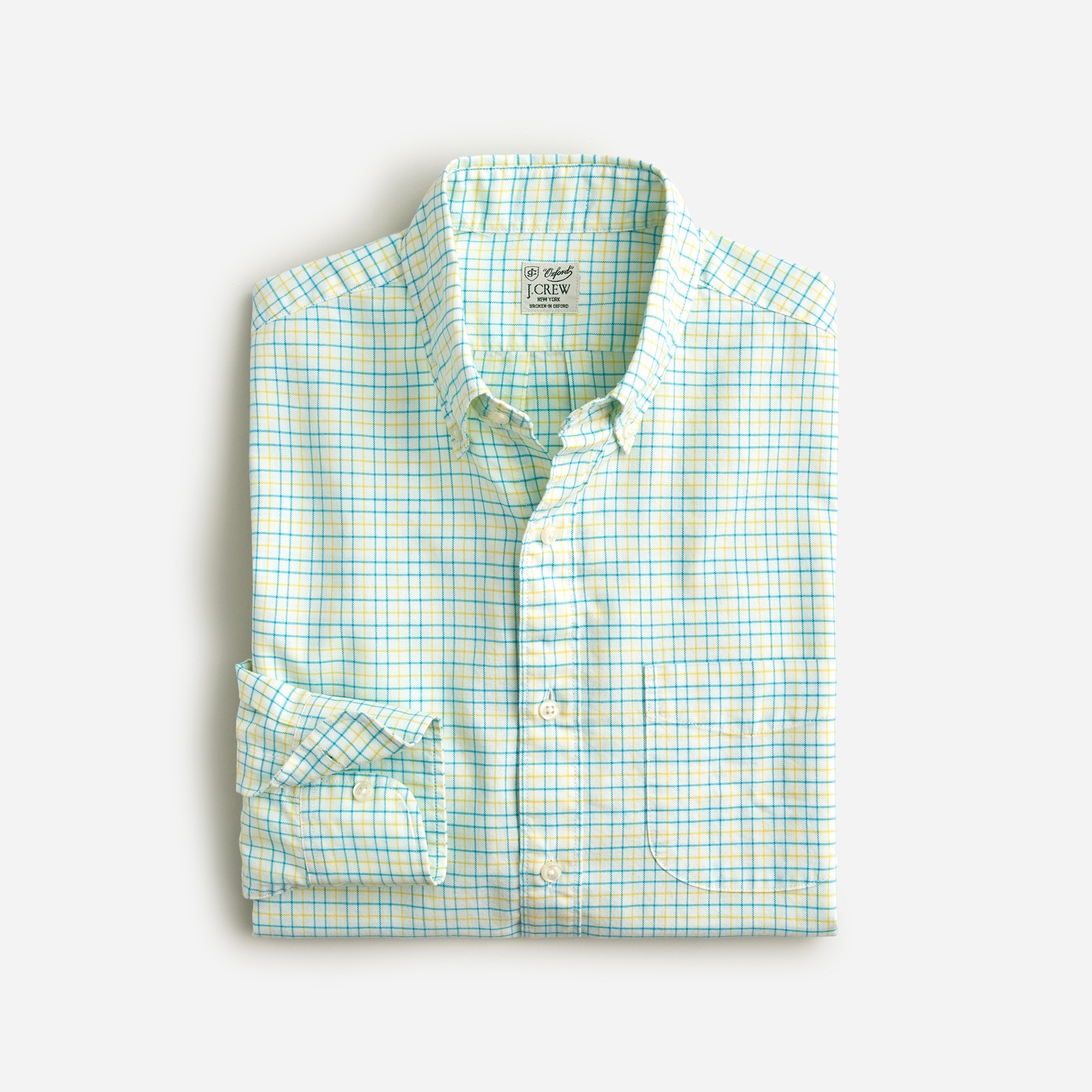  Slim Untucked Broken-in organic cotton oxford shirt