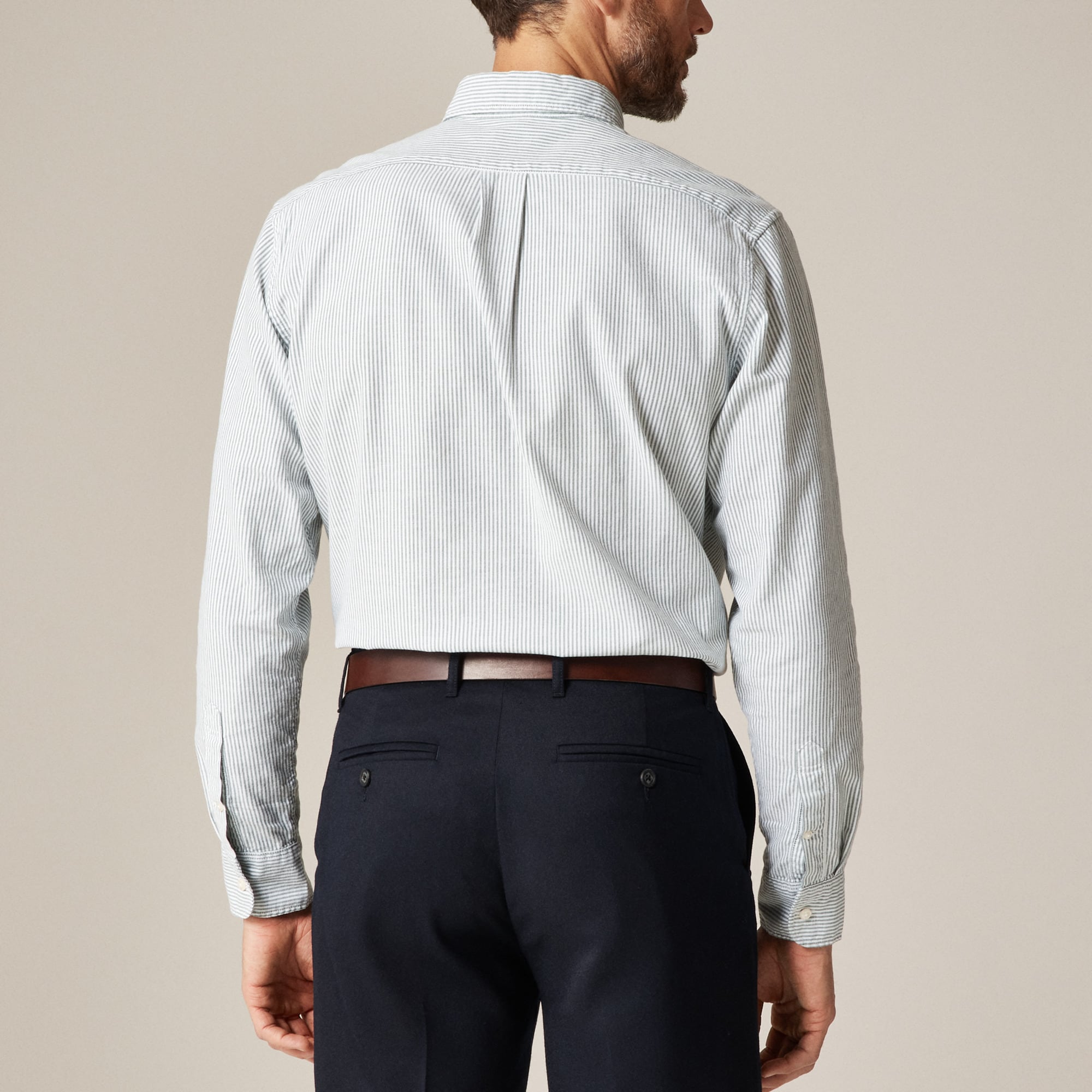 Broken-in organic cotton oxford shirt