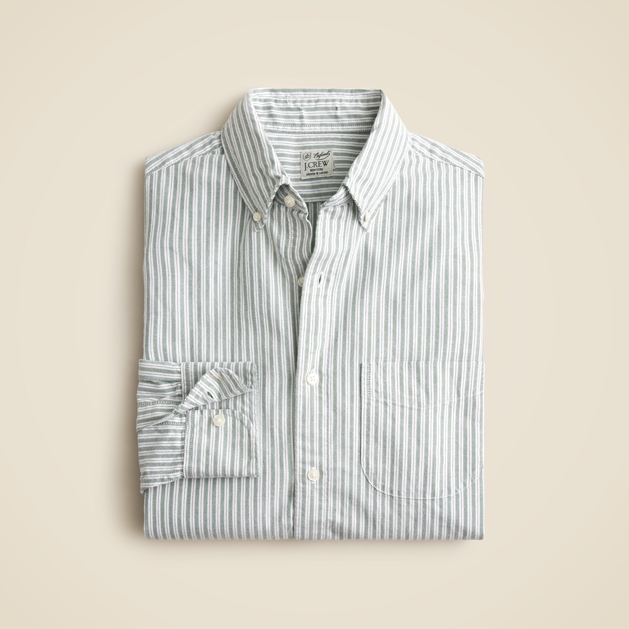 mens Broken-in organic cotton oxford shirt