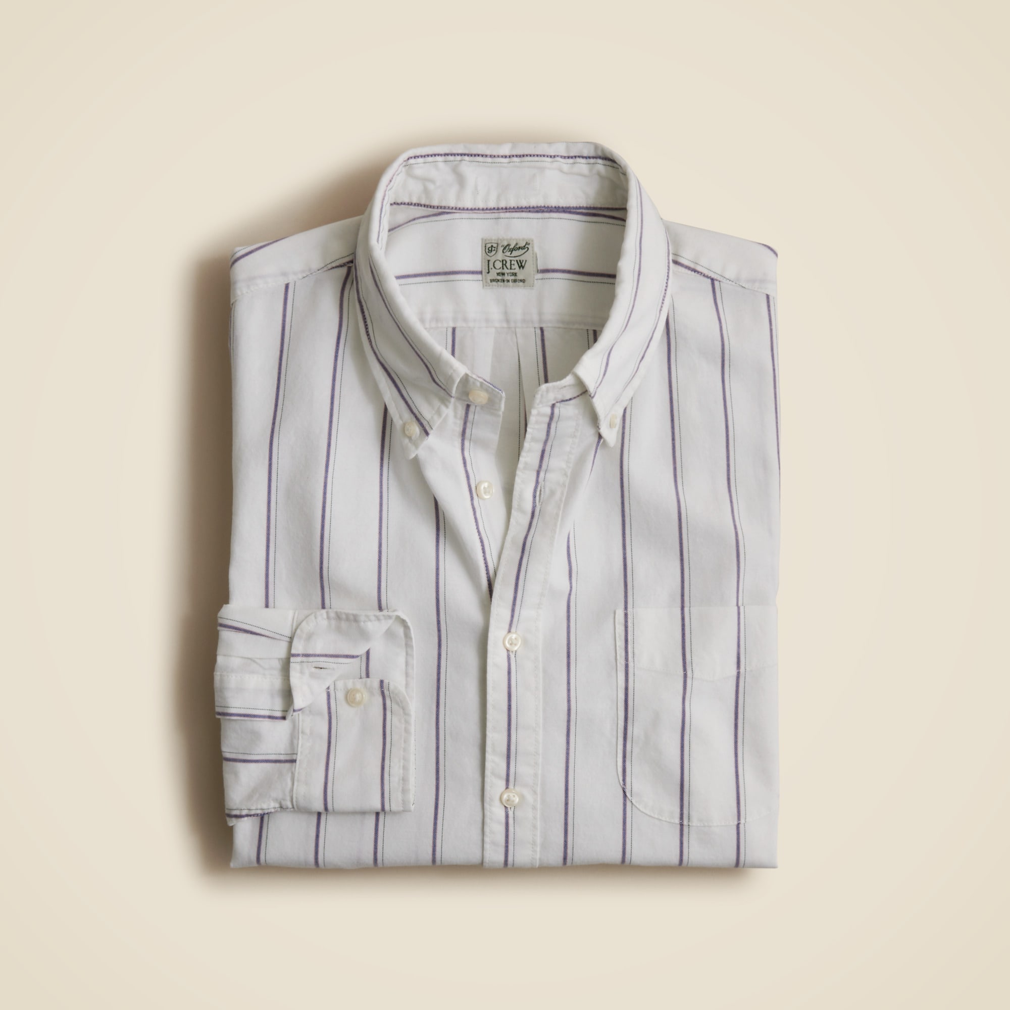  Slim Broken-in organic cotton oxford shirt