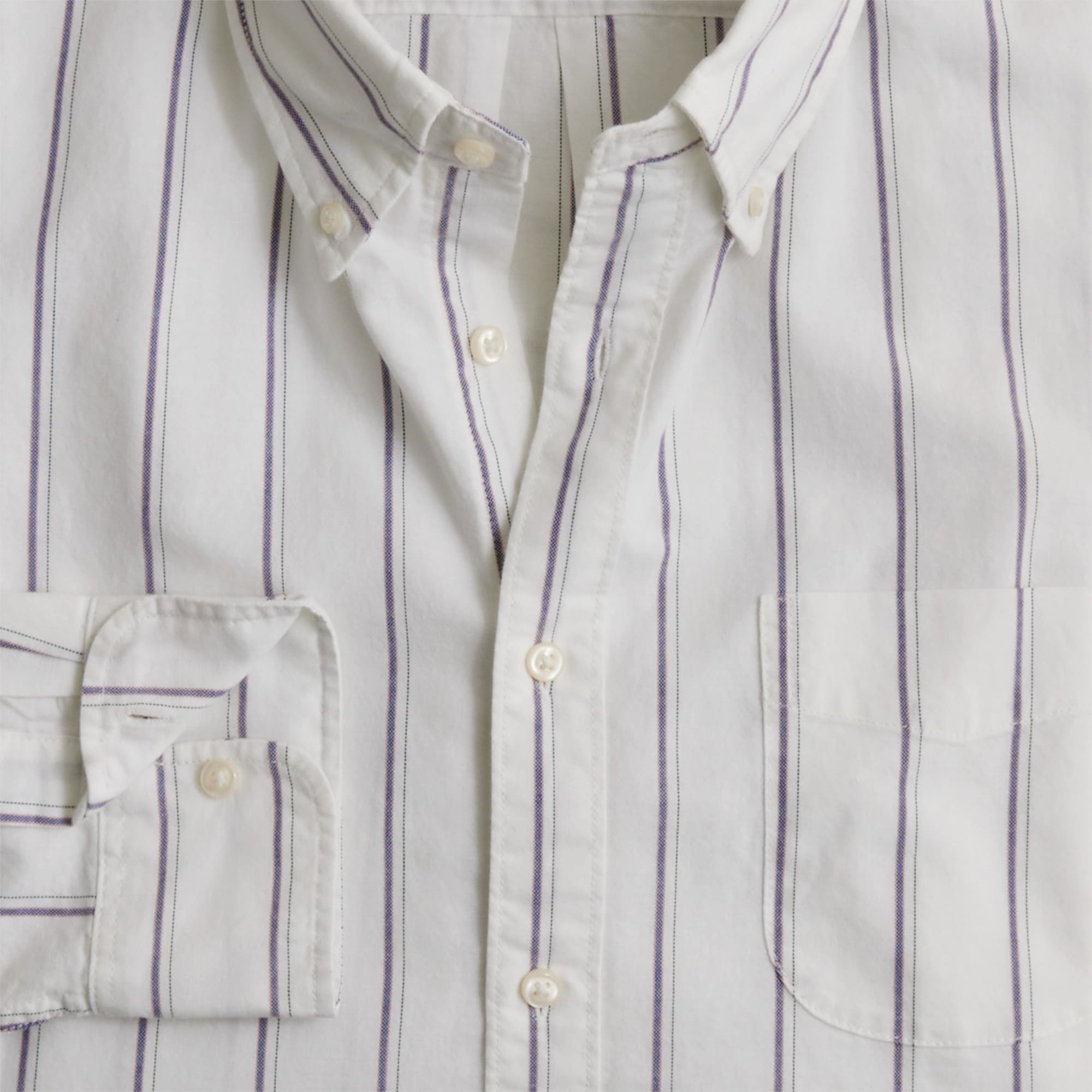Tall Broken-in organic cotton oxford shirt