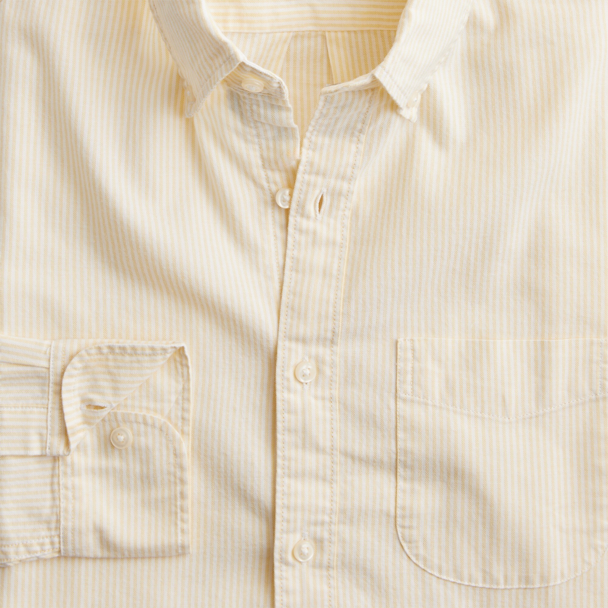 Broken-in organic cotton oxford shirt