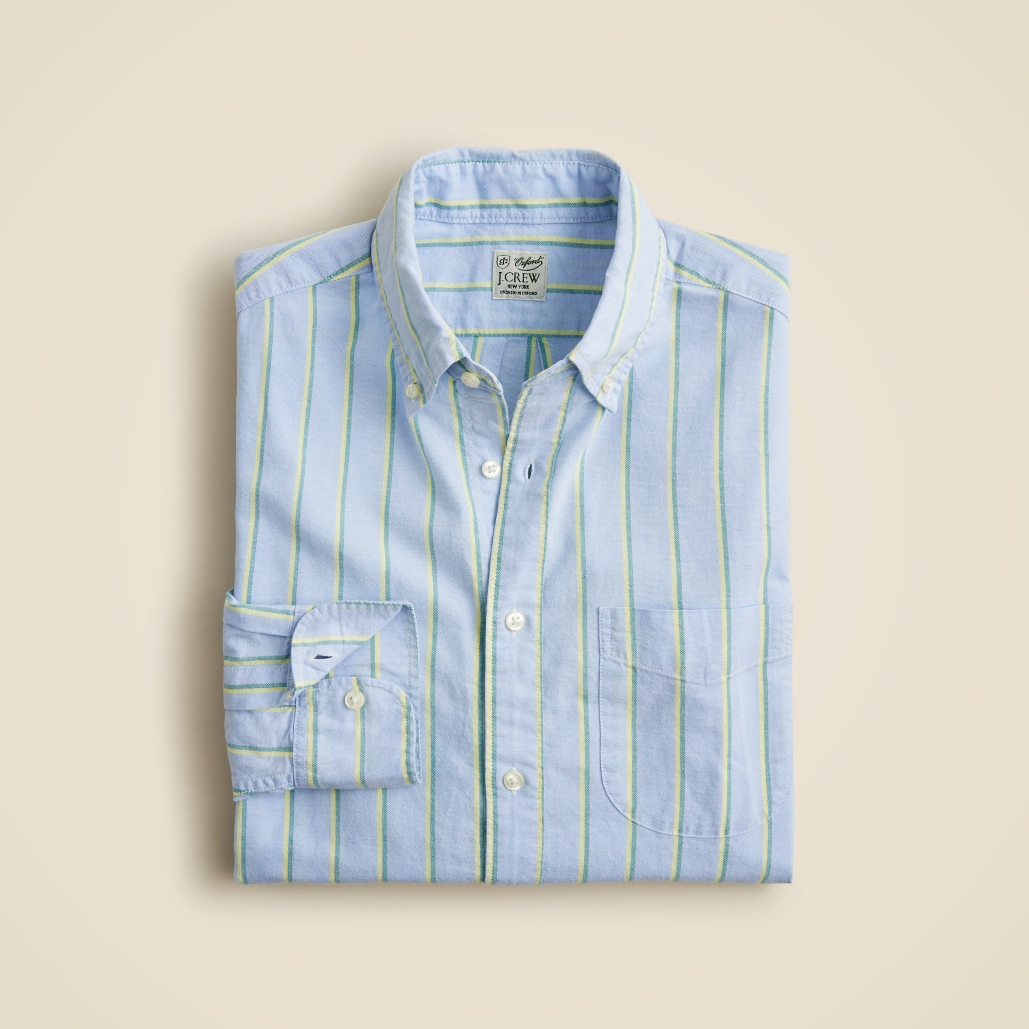 mens Relaxed Broken-in organic cotton oxford shirt