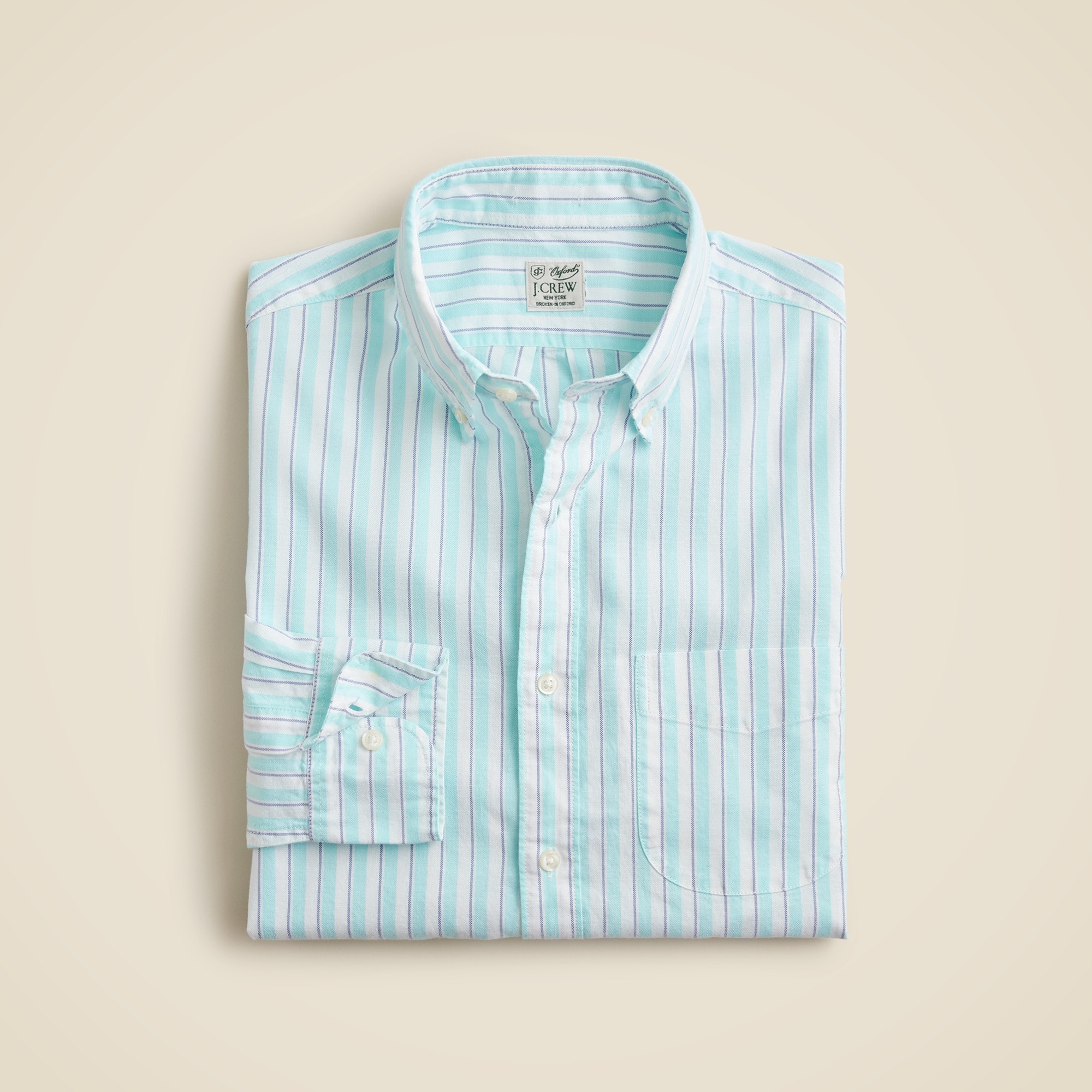 mens Broken-in organic cotton oxford shirt