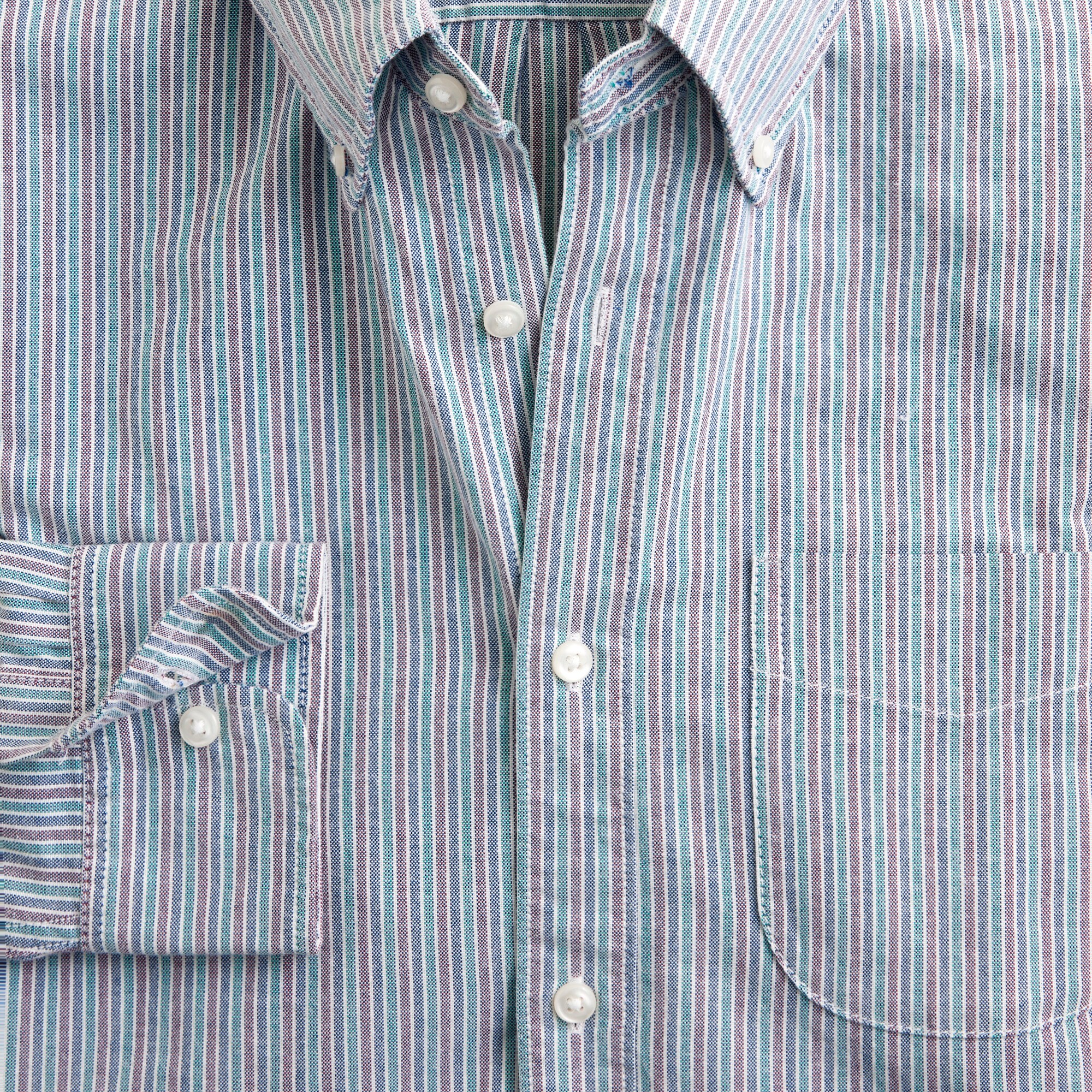 Broken-in organic cotton oxford shirt