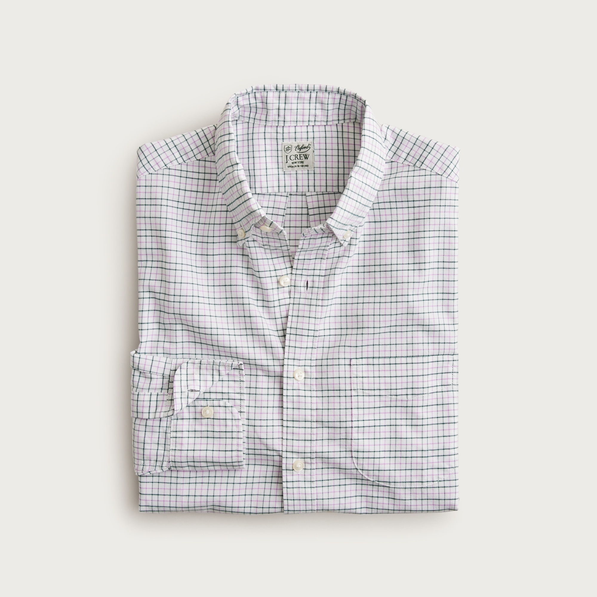  Broken-in organic cotton oxford shirt
