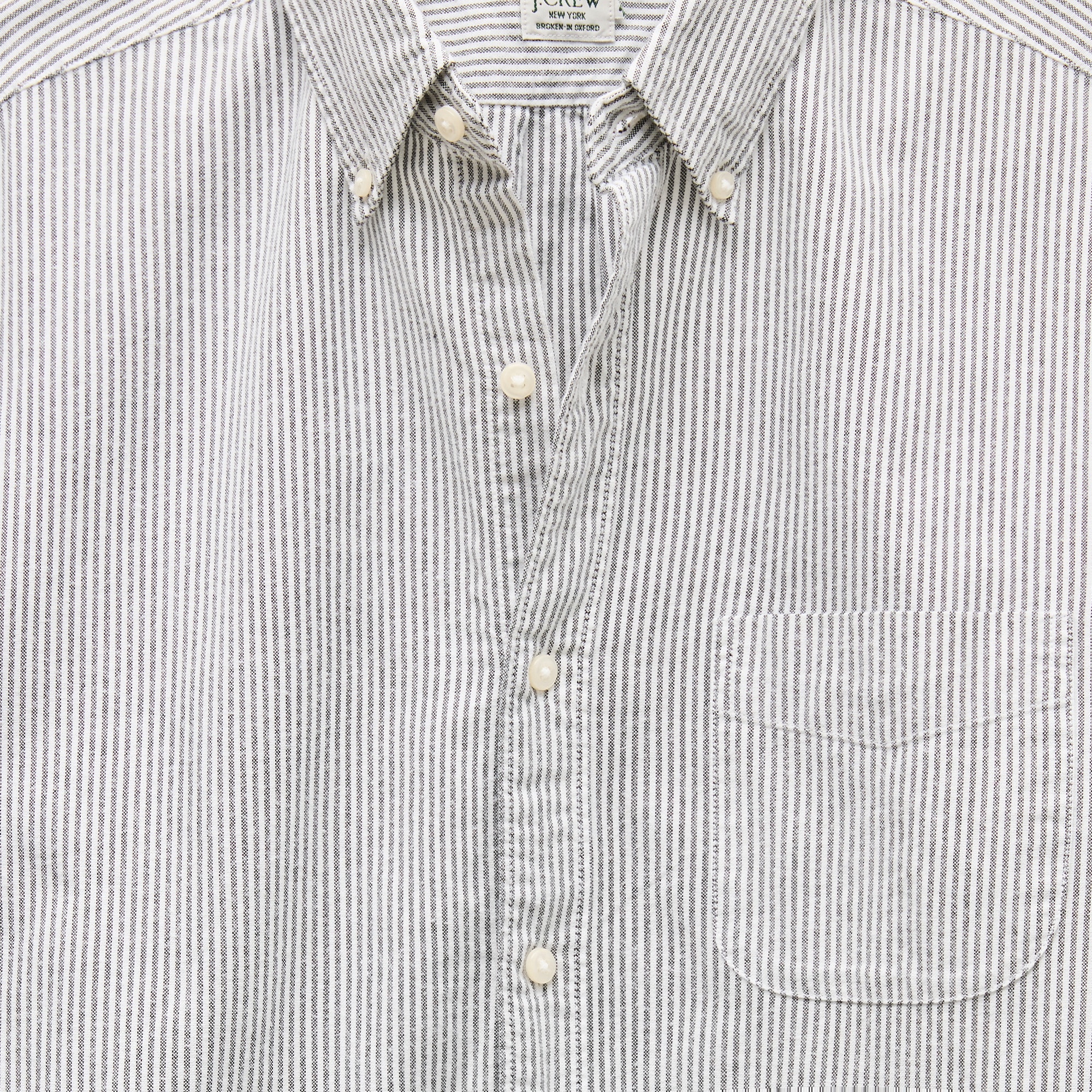 Broken-in organic cotton oxford shirt