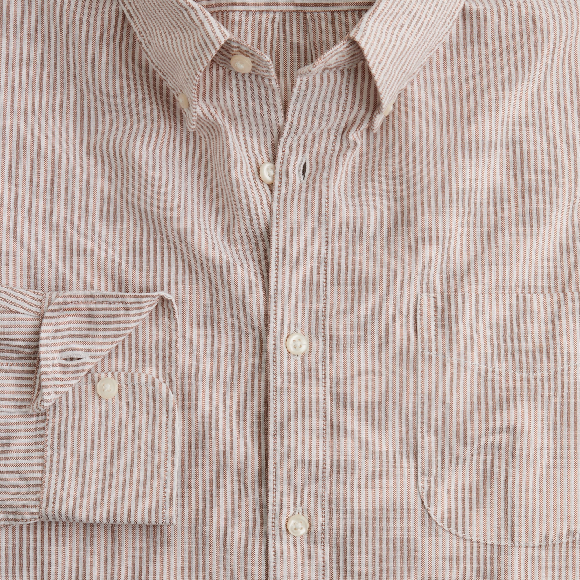 Broken-in organic cotton oxford shirt