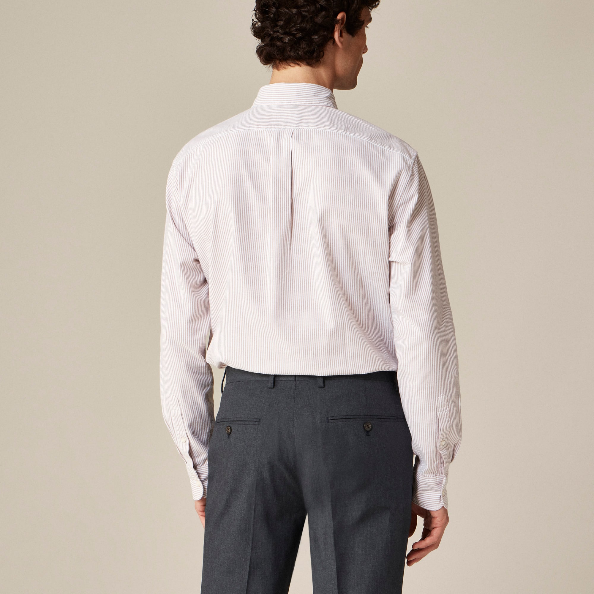 Broken-in organic cotton oxford shirt