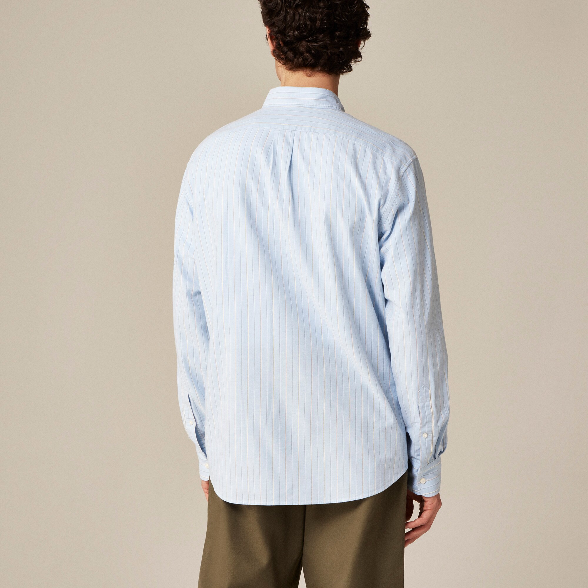 Broken-in organic cotton oxford shirt
