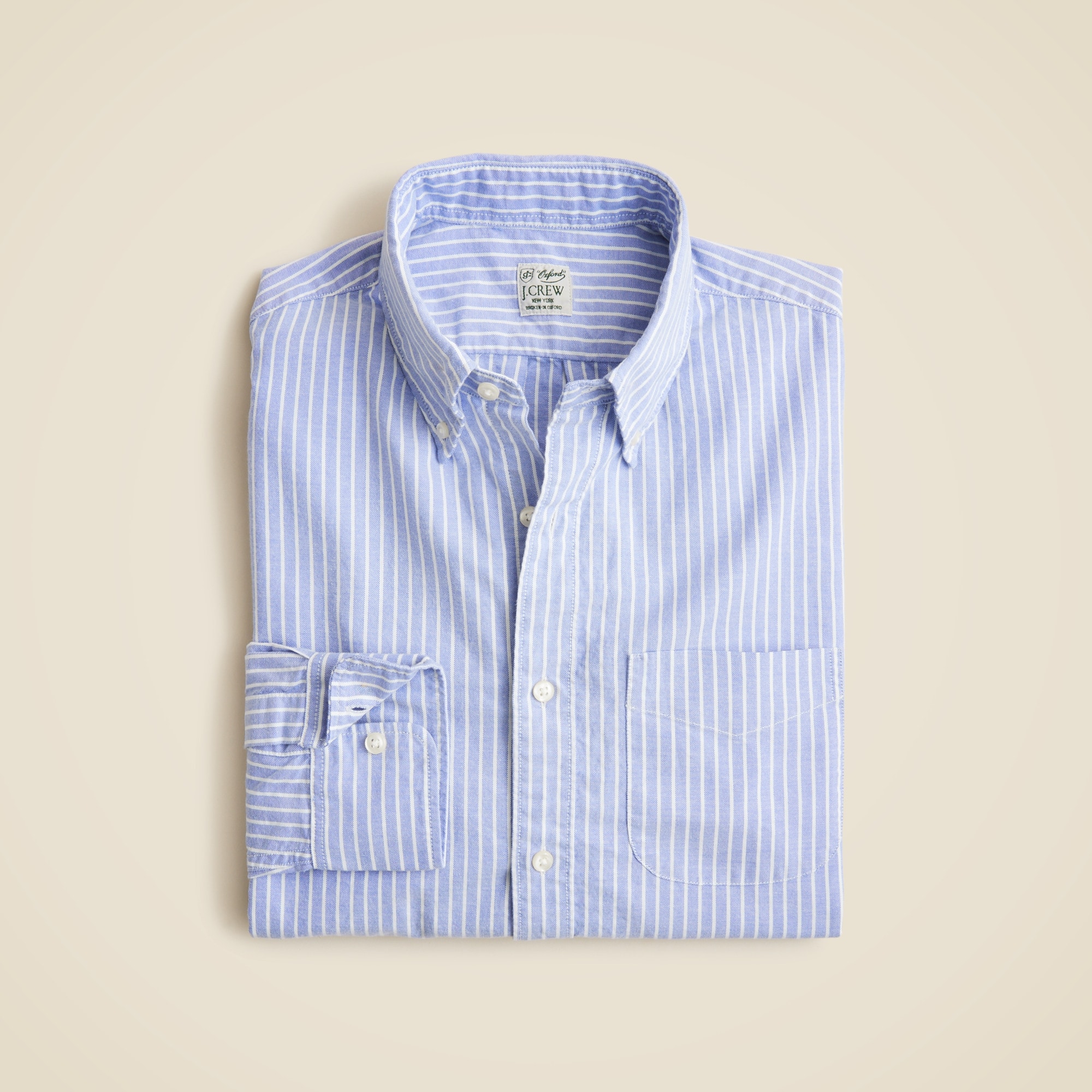 Broken-in Organic Cotton Oxford Shirt For Men | J.Crew