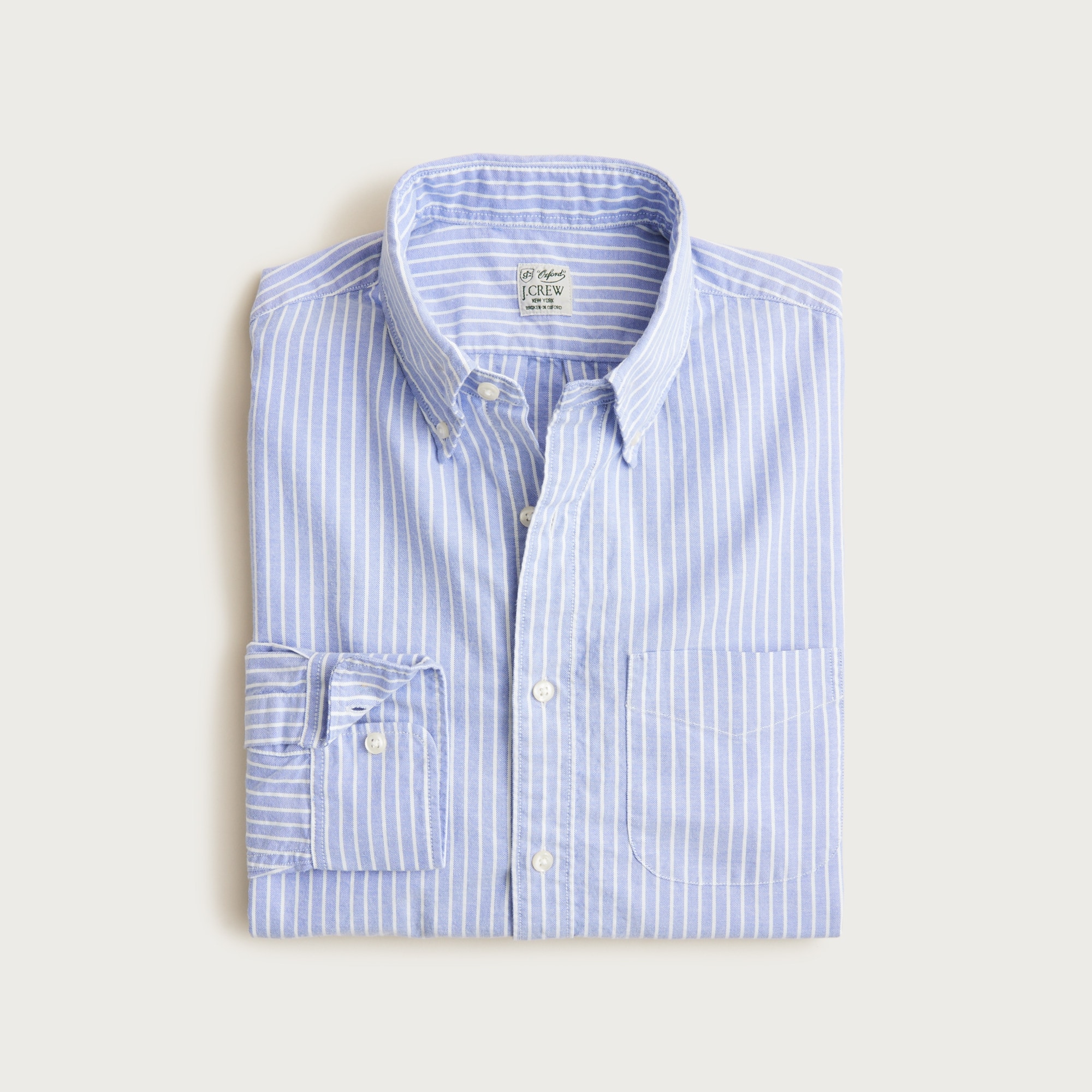  Slim Broken-in organic cotton oxford shirt