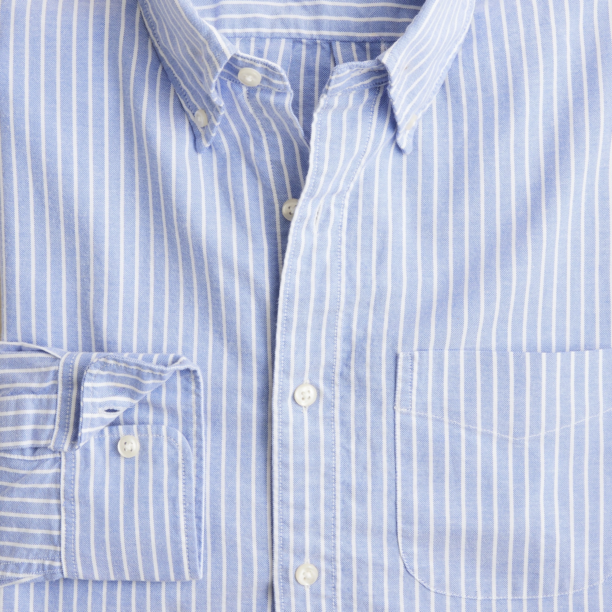 Broken-in organic cotton oxford shirt