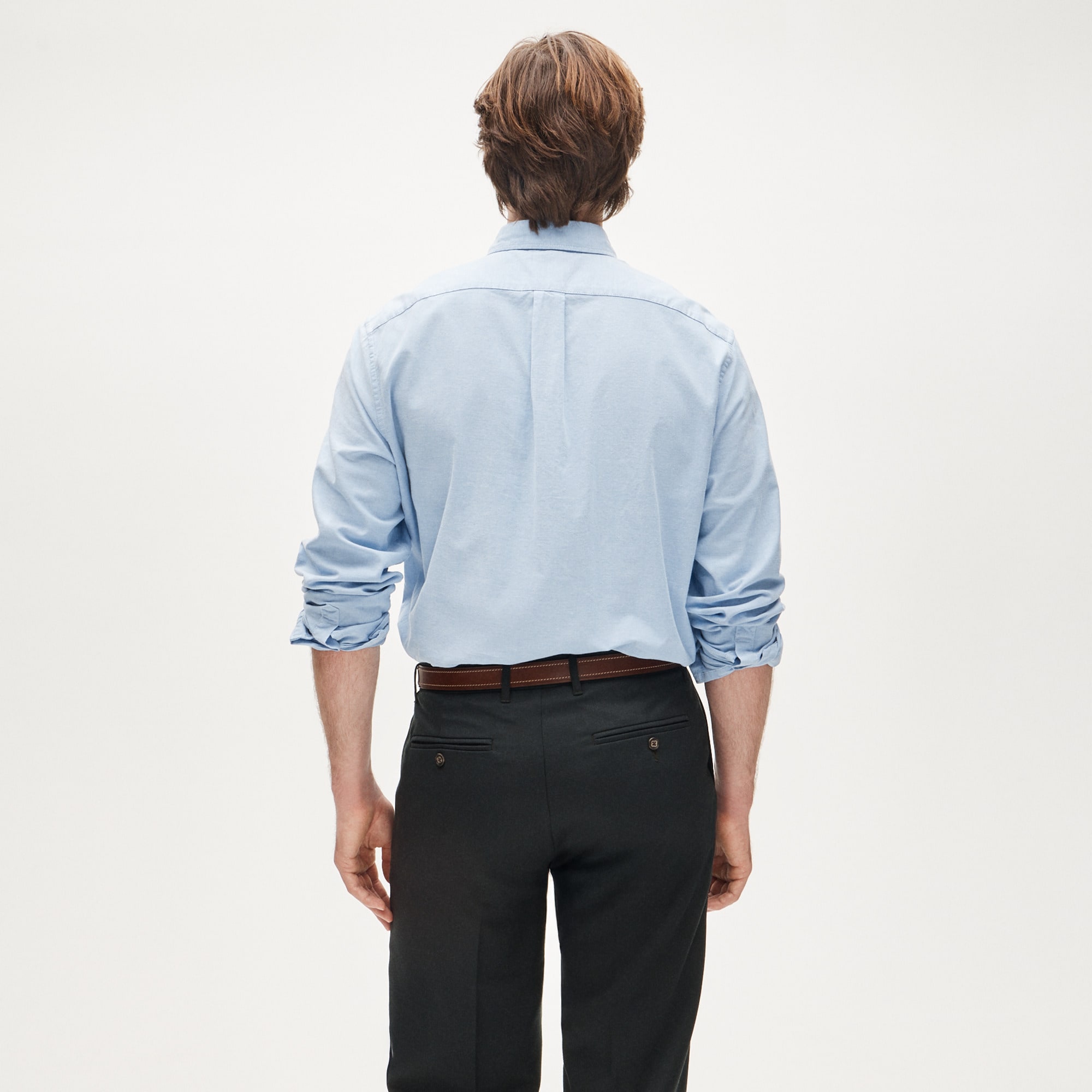 Broken-in organic cotton oxford shirt