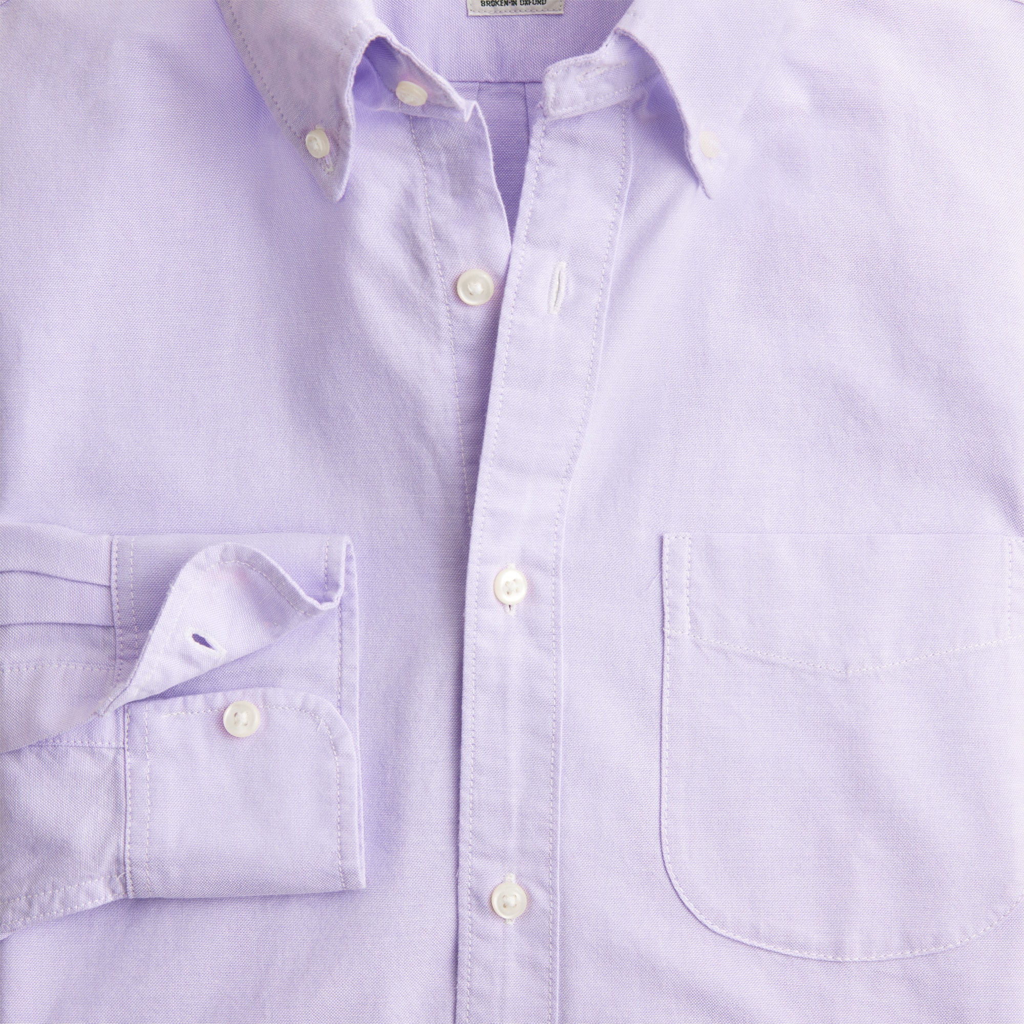 Broken-in organic cotton oxford shirt