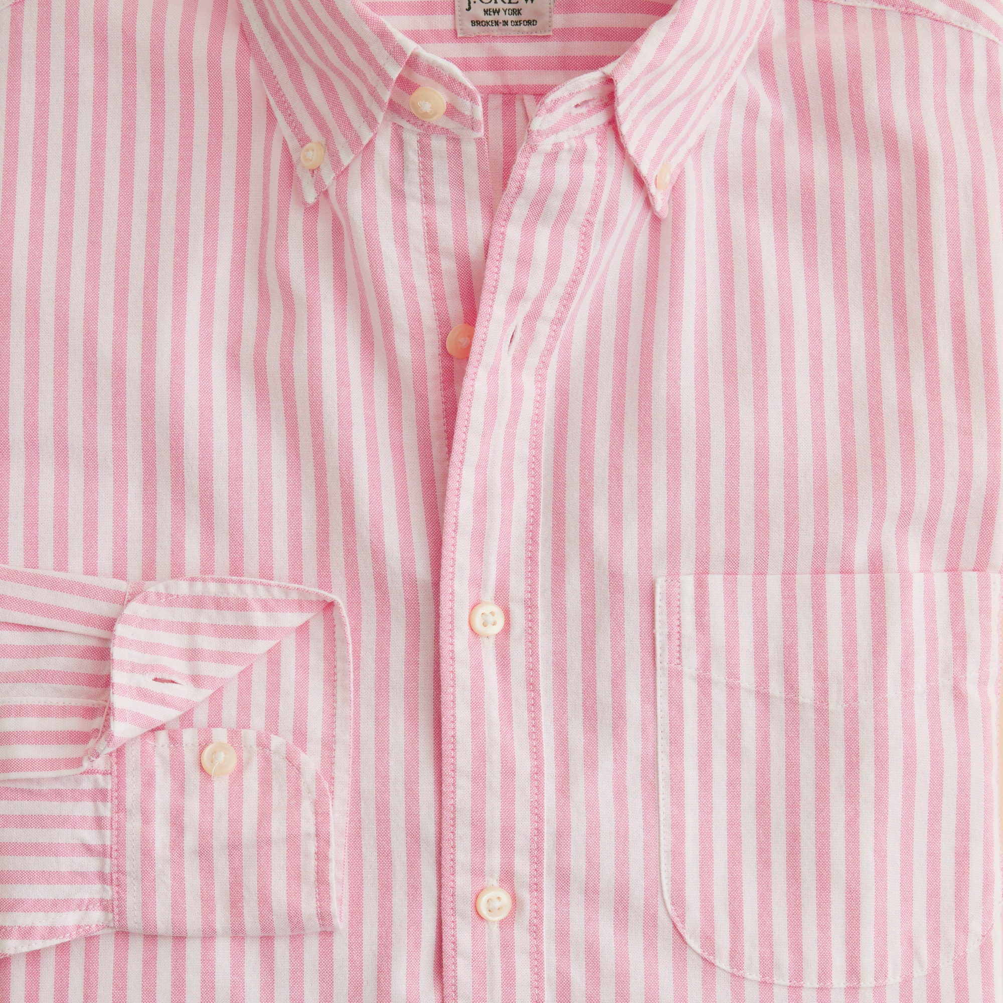 Broken-in organic cotton oxford shirt