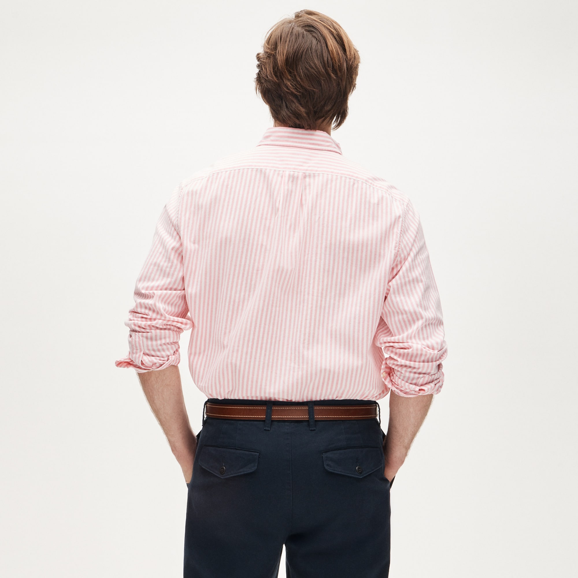 Broken-in organic cotton oxford shirt