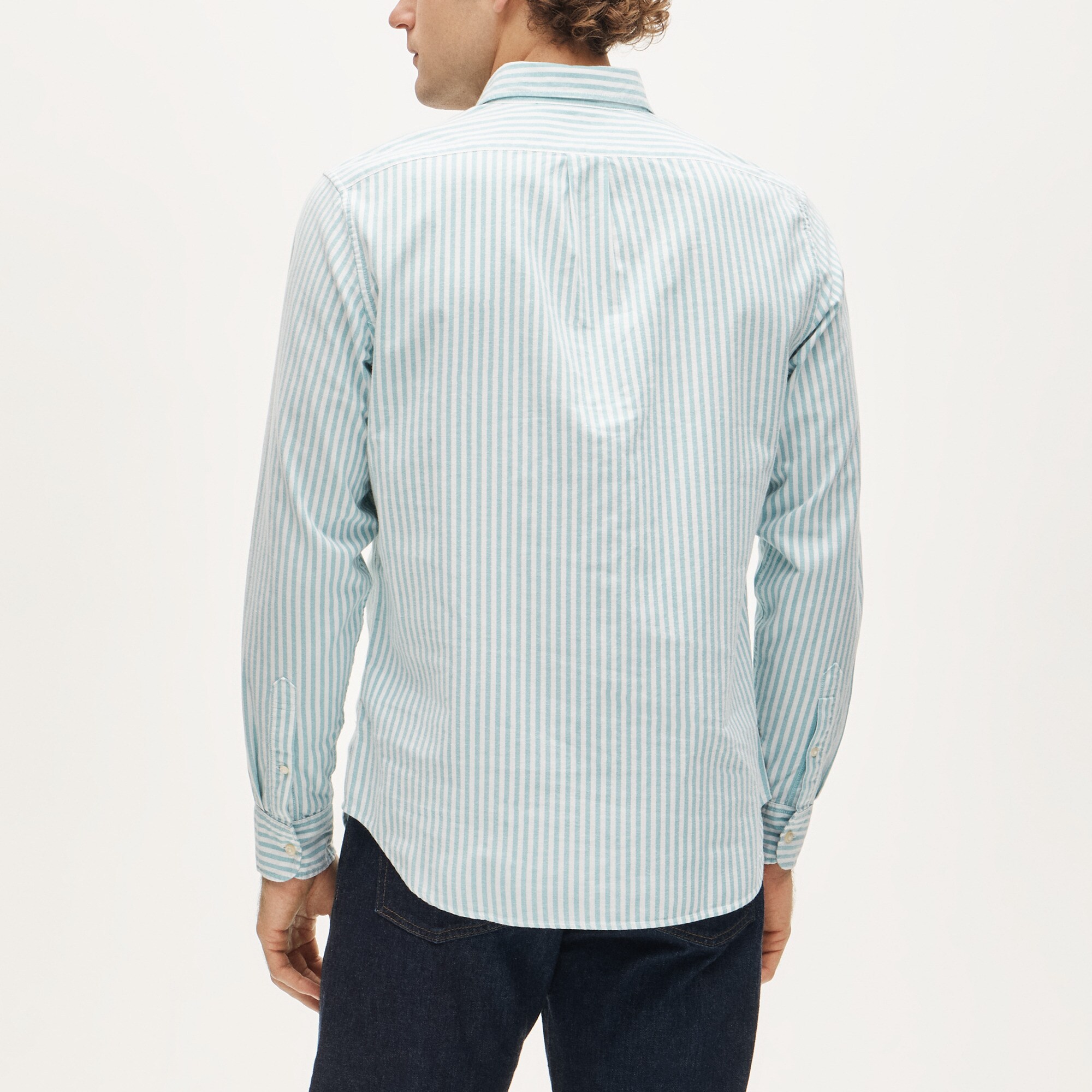 Broken-in organic cotton oxford shirt