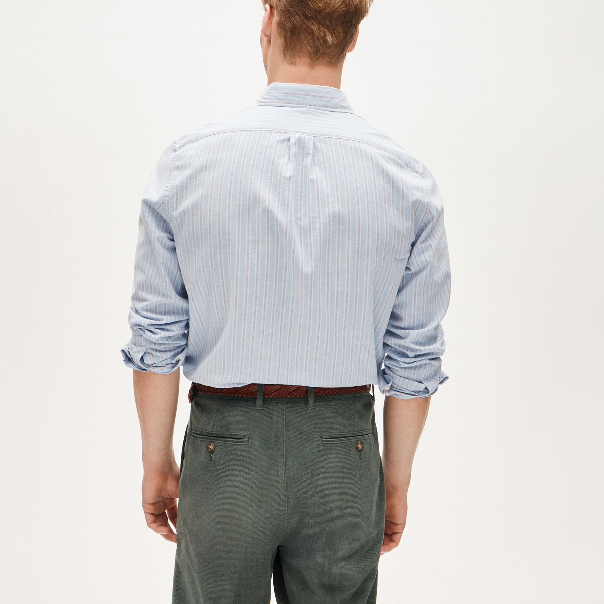 Broken-in organic cotton oxford shirt