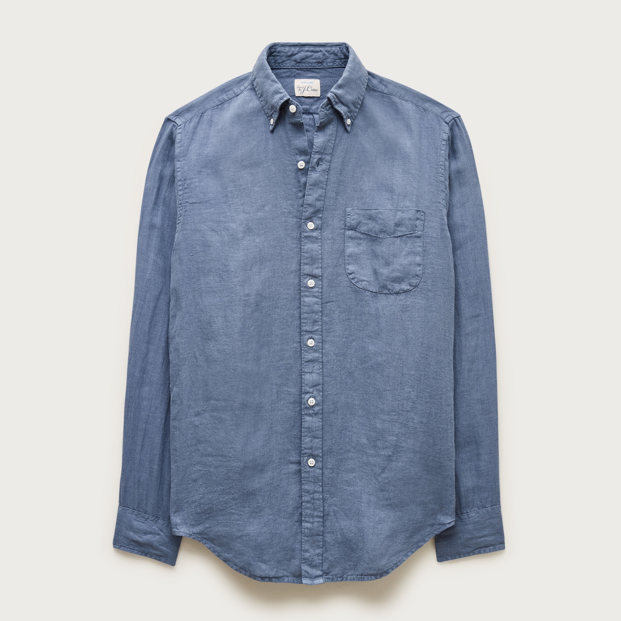 Baird McNutt garment-dyed Irish linen shirt