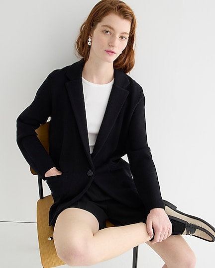 j.crew: cecile relaxed sweater-blazer for women