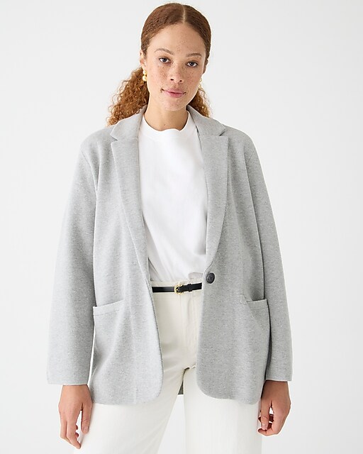 womens Cecile relaxed sweater-blazer
