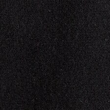 Cashmere patch-pocket cardigan sweater BLACK